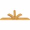 Ekena Millwork Richland Rough Sawn Timber Gable Bracket, Western Red Cedar, 84"W x 38"H x 4"D x 6"F, 11/12 Pitch GBW084X38X0406RIC00RWR - alternate 4